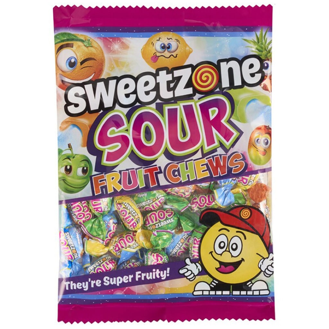 SWEETZONE SOUR FRUIT CHEWS BAGS 180G